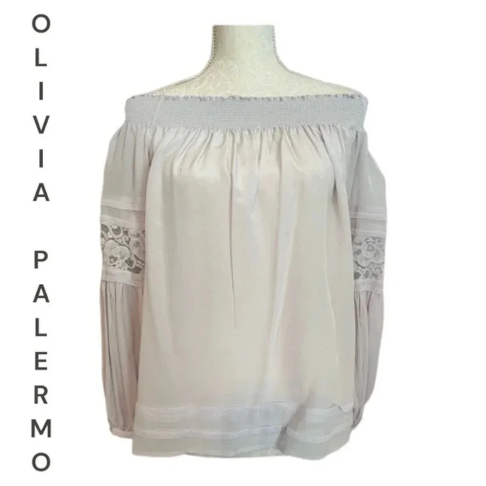 Olivia Palermo over‎ the shoulder Nordstrom top